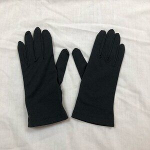 Carolina Amato Black Short Gloves